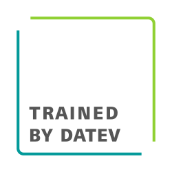 Trained by DATEV Gütesiegel